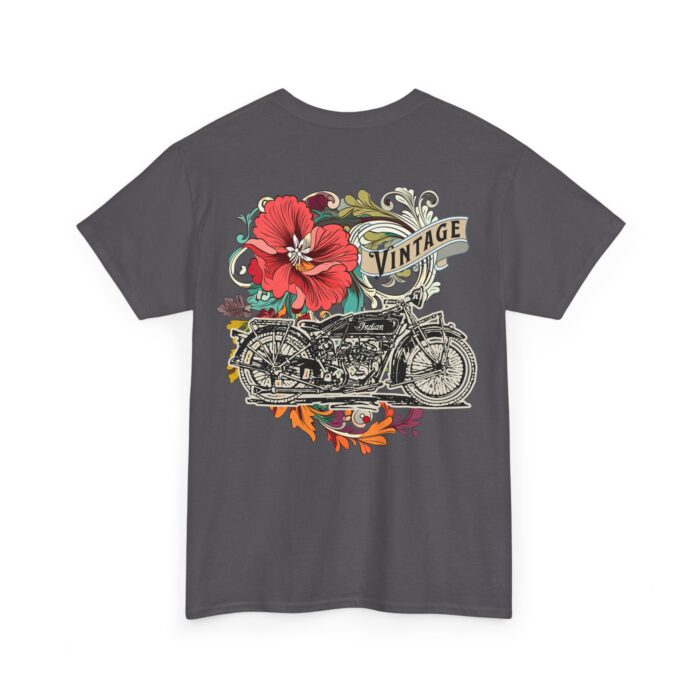 Vintage Motorcycle Logo -Unisex Heavy Cotton Tee men's womans gift - Image 20