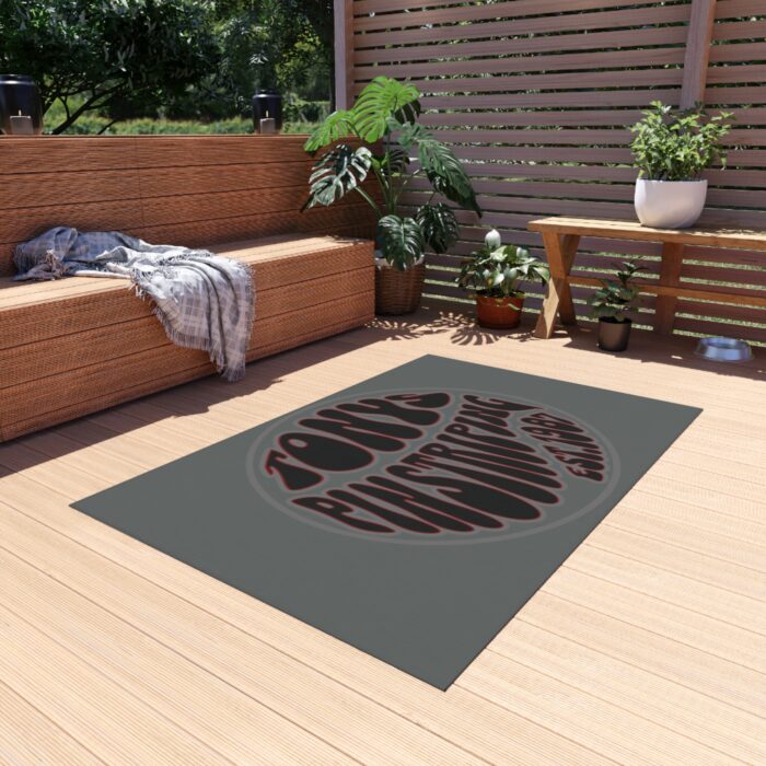 Tonys pinstriping Logo Outdoor Rug - Image 11