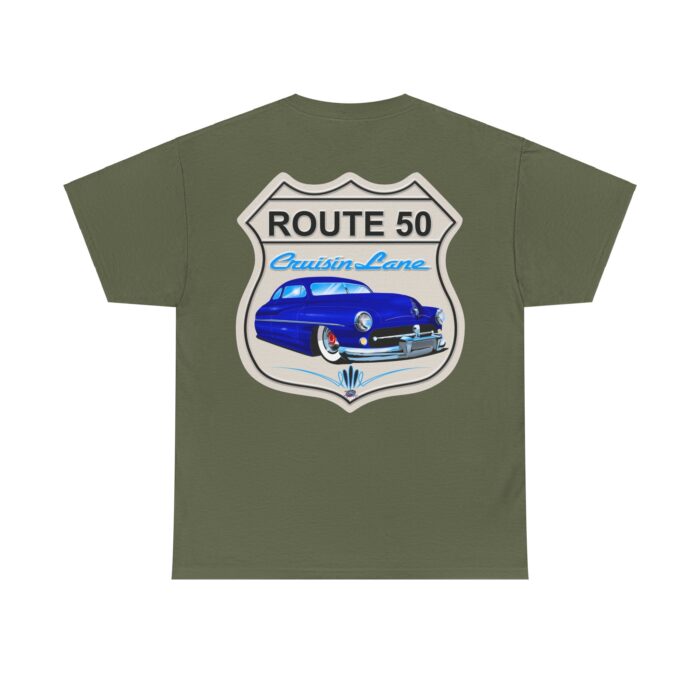 Route 50 Merc -Unisex Heavy Cotton Tee men's womans gift. - Image 18