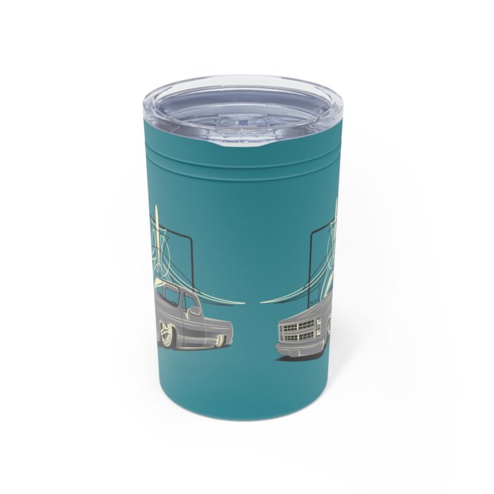 SquareBody with pinstriping -Vacuum Insulated Tumbler, 11oz - Image 10