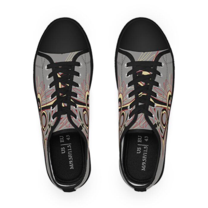 V8 Logo with pinstriping -Men's Low Top Sneakers - Image 6