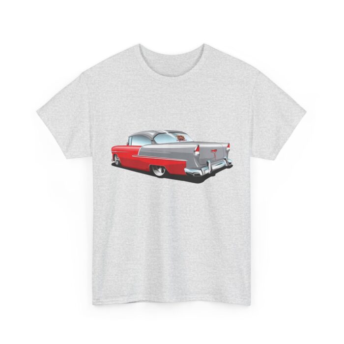 Vintage Car Unisex Tee - 55 Chevy Tonys Design - Image 8