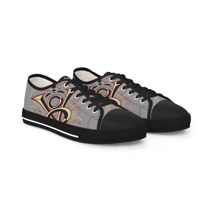 V8 Logo with pinstriping -Men's Low Top Sneakers - Image 5