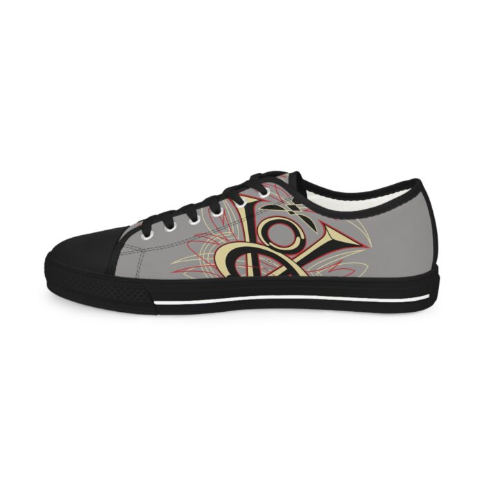 V8 Logo with pinstriping -Men's Low Top Sneakers - Image 8