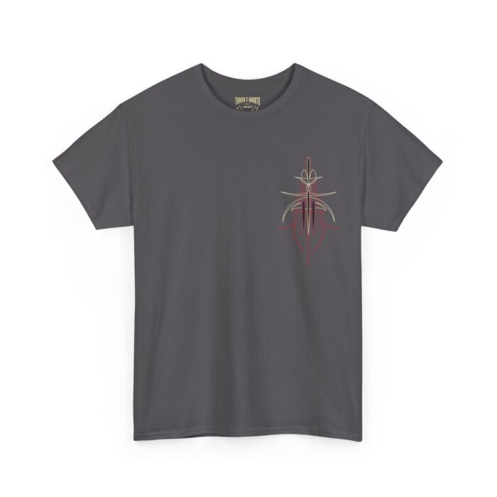 Red Black Pinstriping Tee - Image 9