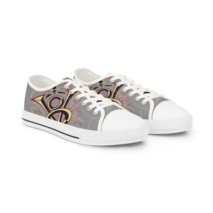 V8 Logo with pinstriping -Men's Low Top Sneakers